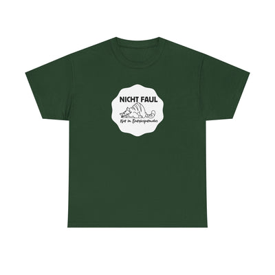 Funny Unisex Tee - "Not lazy just in energy saving mode"