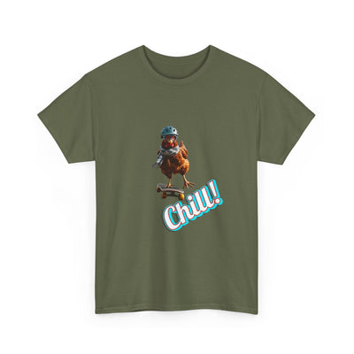 Chill Skateboarding Chicken Shirt