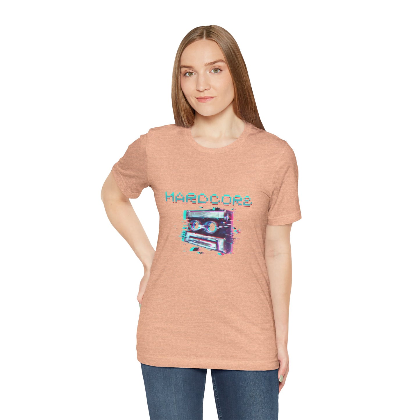 Techno - Hardcore Never Dies - Retro Graphic Tee, 90s Aesthetic Shirt unisex