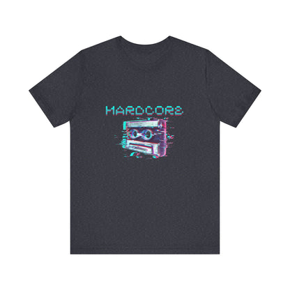 Techno - Hardcore Never Dies - Retro Graphic Tee, 90s Aesthetic Shirt unisex