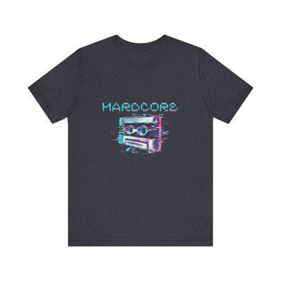 Techno - Hardcore Never Dies - Retro Graphic Tee, 90s Aesthetic Shirt unisex