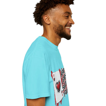 Heart Leads Success Unisex Heavy Cotton Tee | Graphic Tee | Casual Wear | Gift for Gamers | Inspirational Fashion | Streetwear