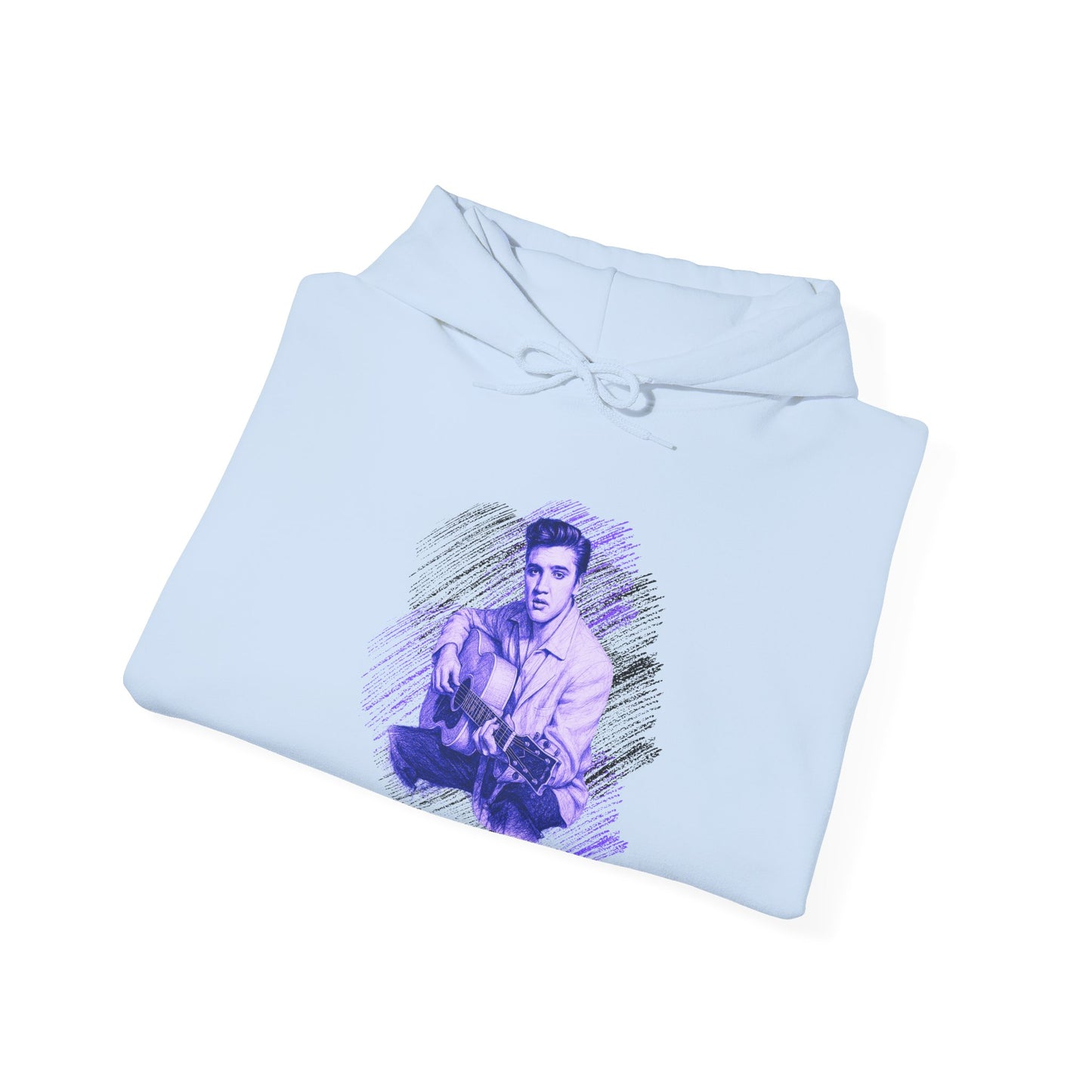 Elvis Presley Vintage-Inspired Unisex Hooded Sweatshirt