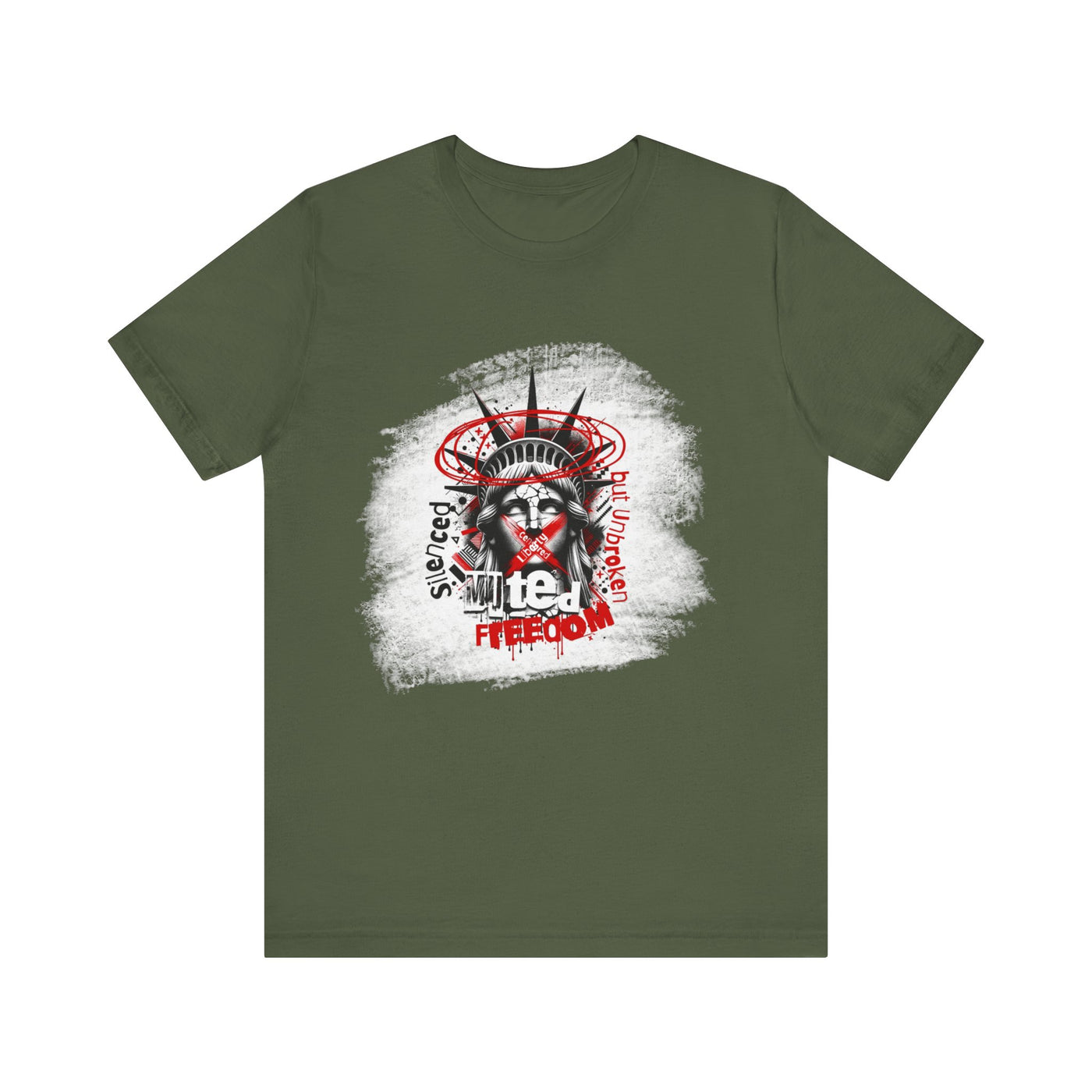 Freedom-Themed Unisex T-Shirt, Statue of Liberty - Freiheitsstatue