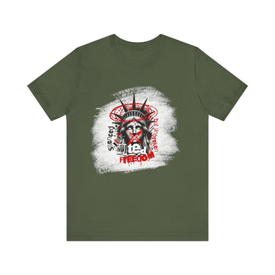 Freedom-Themed Unisex T-Shirt, Statue of Liberty - Freiheitsstatue