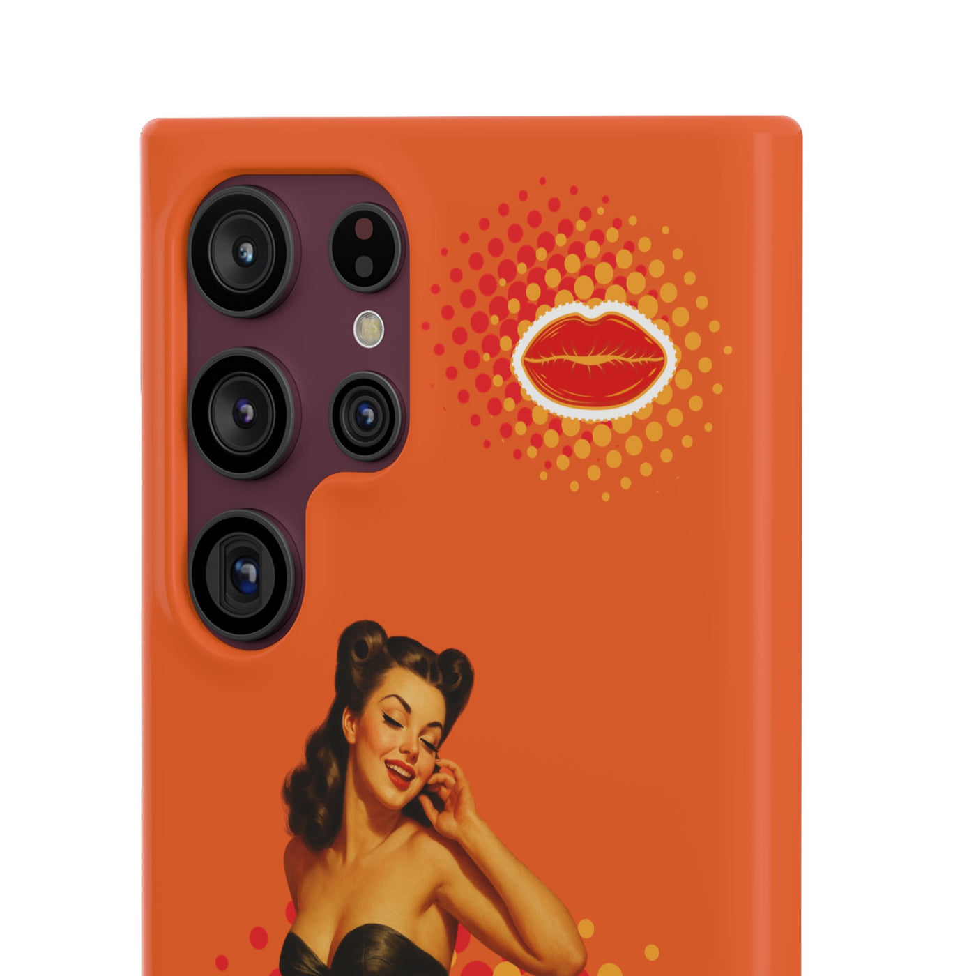 Retro Pin-Up - Handyhülle - Snap Case - Bold 'Wow' Design