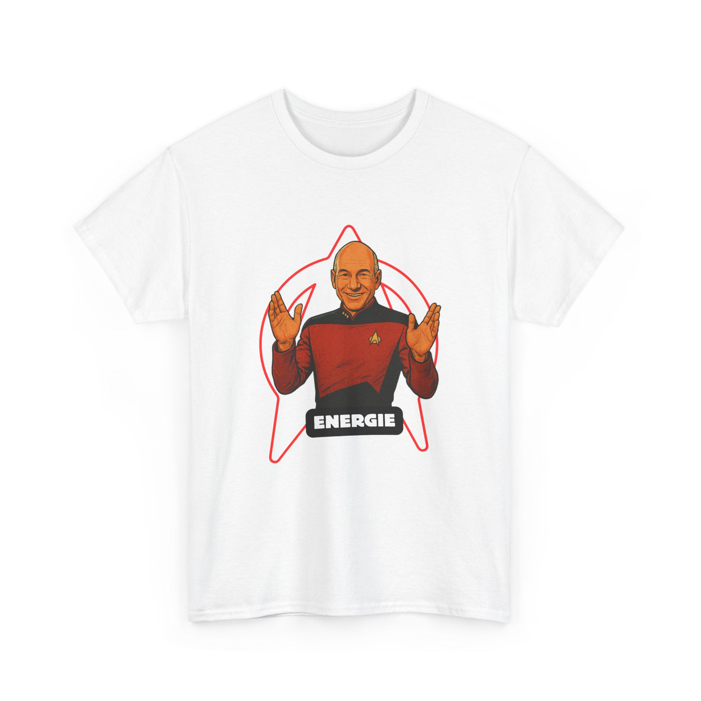 Energie Unisex Heavy Cotton Tee - Perfect for Sci-Fi Fans and Casual Wear