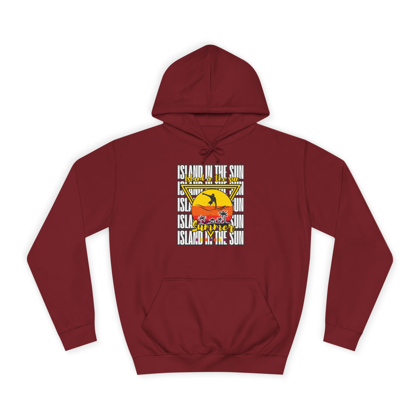 Vibrant College Spirit Hoodie, Unisex College Hoodie