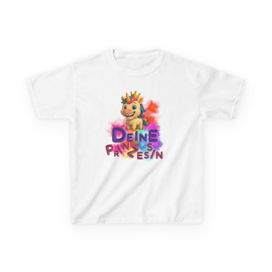 Colorful Kids Tee - “Your Princess” Design - Fun &amp; Playful Shirt for Young Royalty