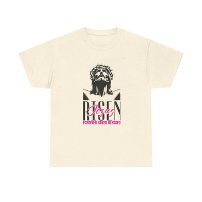 Jesus "Risen" Faith-Based Christian T-Shirt