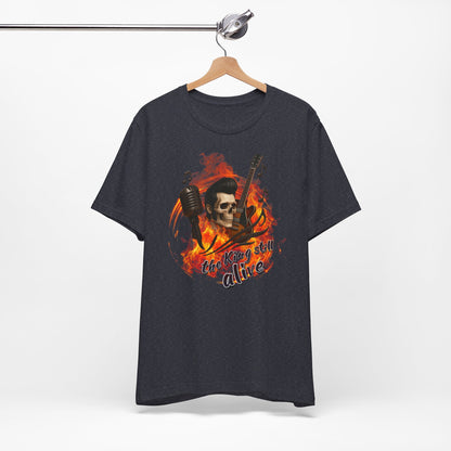 Music Vibes Unisex Jersey Tee - 'The King Still Alive' Graphic T-Shirt