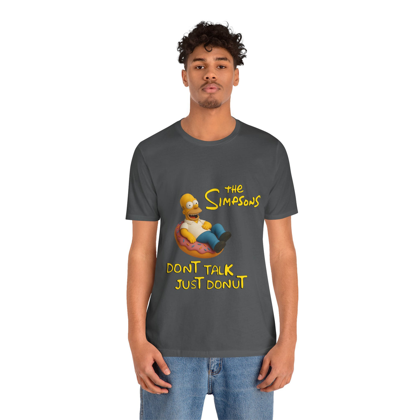 The Simpsons Donut Lover Tee - Funny Graphic T-Shirt -unisex