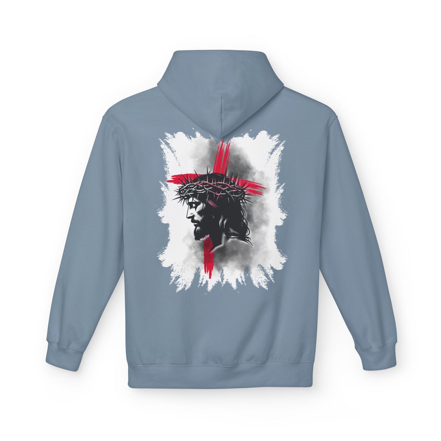 Faith-Inspired Hoodie: Blessed, Saved, Loved - Christian JESUS