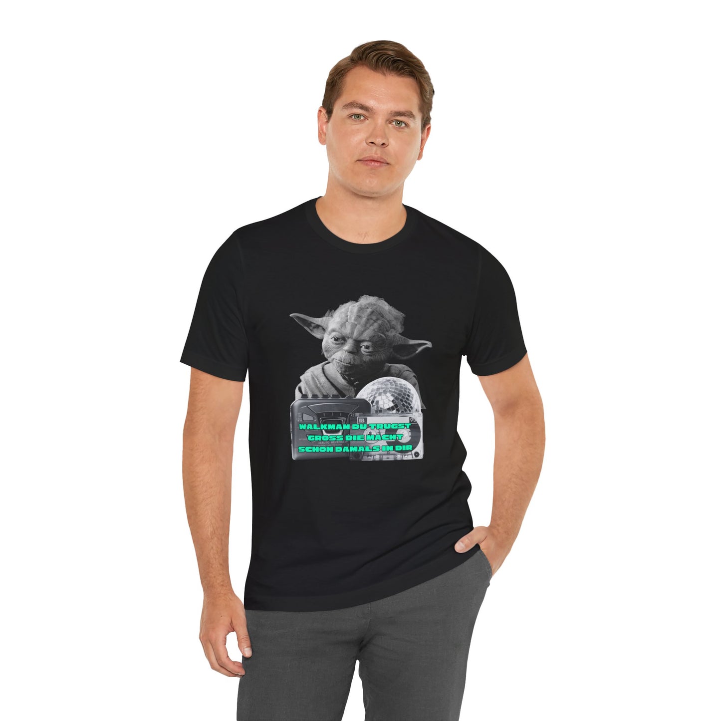 Funny Yoda Quote Unisex Tee - Walkman du kennst - erfahren du bist starwars