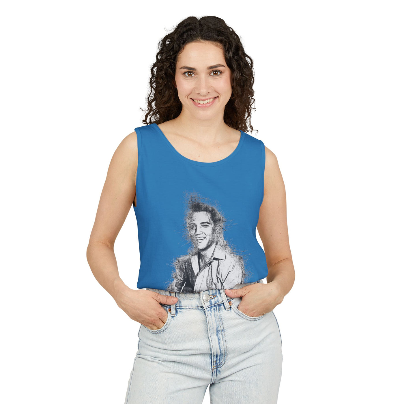 Tank Top - Elvis Presley Inspired Vintage Design