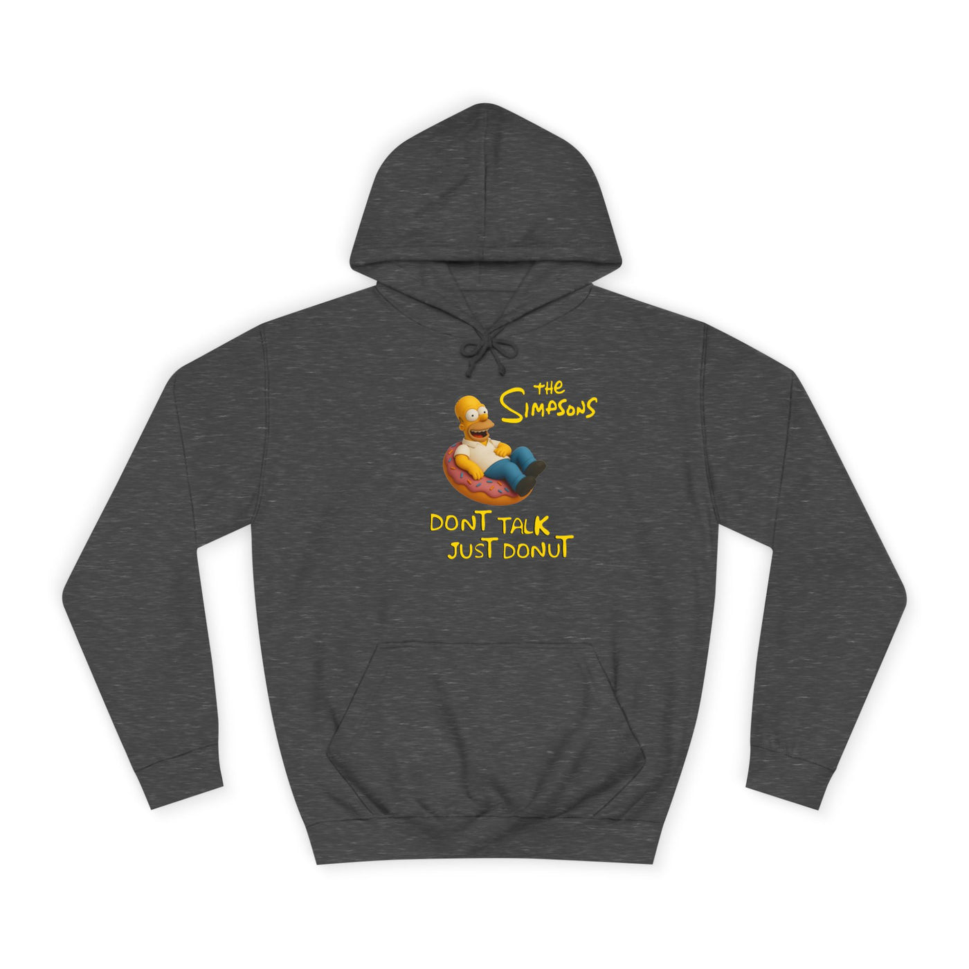 Funny Donut Lover Hoodie, Unisex College Hoodie, The Simpsons
