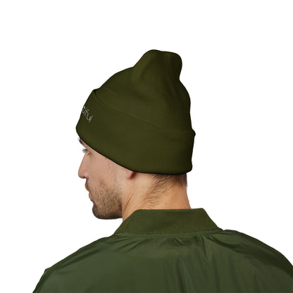 Vibrant "BeYoutiful" Cuffed Beanie - Stylish Embroidered Hat for Self-Expression