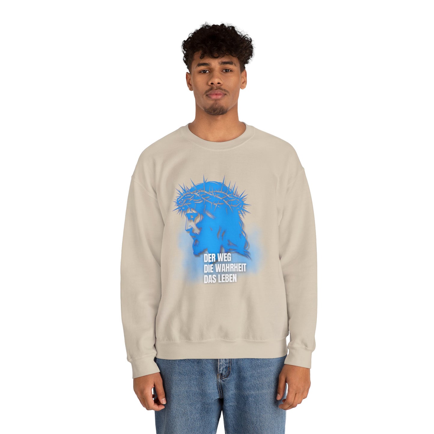 Sweatshirt Jesus "Der Weg - Die Wahrheit - Das Leben"