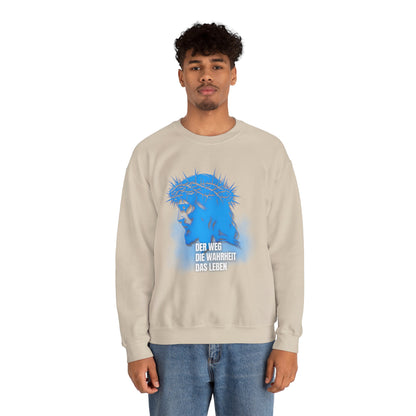Sweatshirt Jesus "Der Weg - Die Wahrheit - Das Leben"