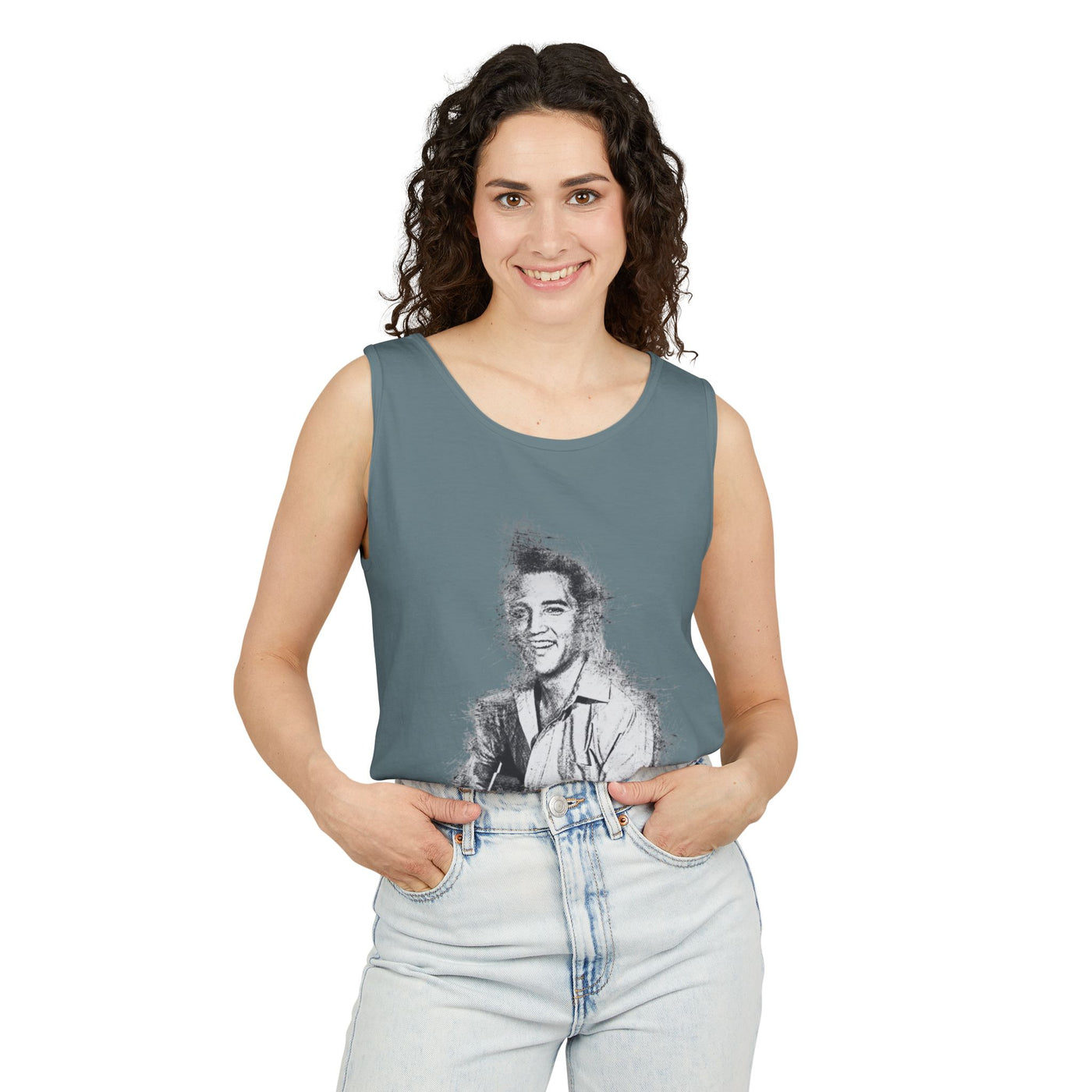 Tank Top - Elvis Presley Inspired Vintage Design