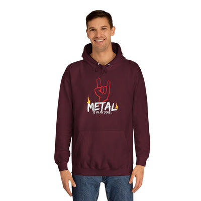 "Metal" Music Unisex College Hoodie