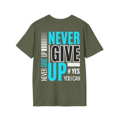 Unisex T-Shirt - Quit talking and start doing - Never give up...