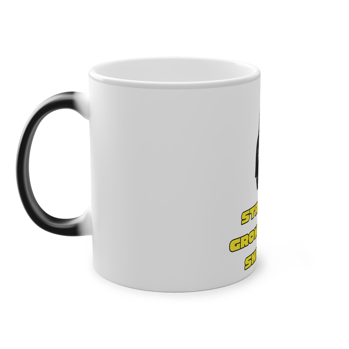 Strength Grows In The Shadows Magic Mug - Kaffee Tasse mit Wärmeeffekt Star Wars Fans mit Wärmeeffekt