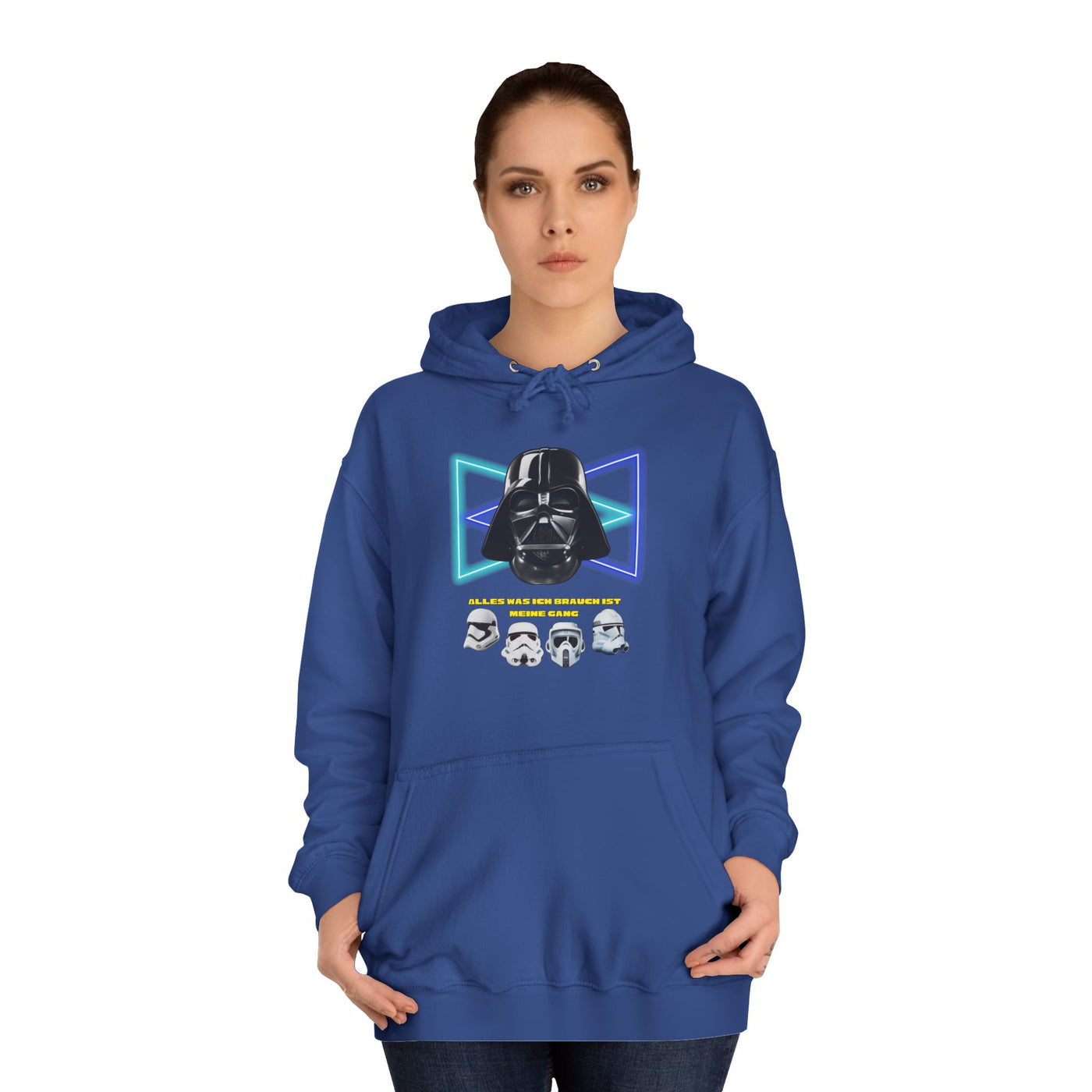 Star Wars unisex Hoodie - Darth Vader   - Alles was ich brauch ist meine Gang - beidseitig bedruckt