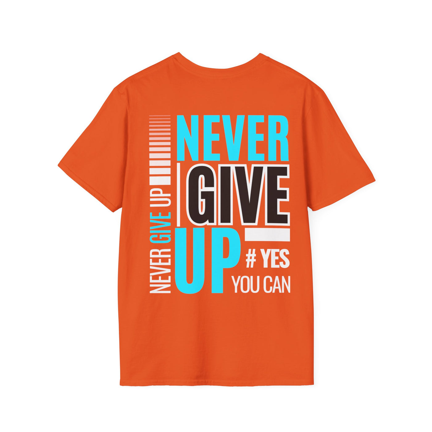 Unisex T-Shirt - Quit talking and start doing - Never give up...