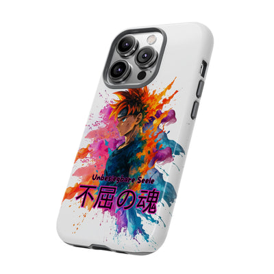 "unbesiegbare Seele" Tough Cases - Colorful Anime Phone Case Handyhülle