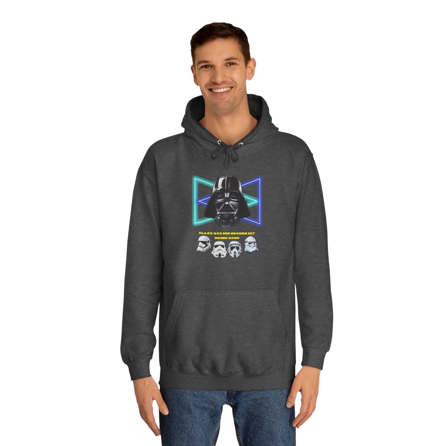 Star Wars unisex Hoodie - Darth Vader   - Alles was ich brauch ist meine Gang - beidseitig bedruckt