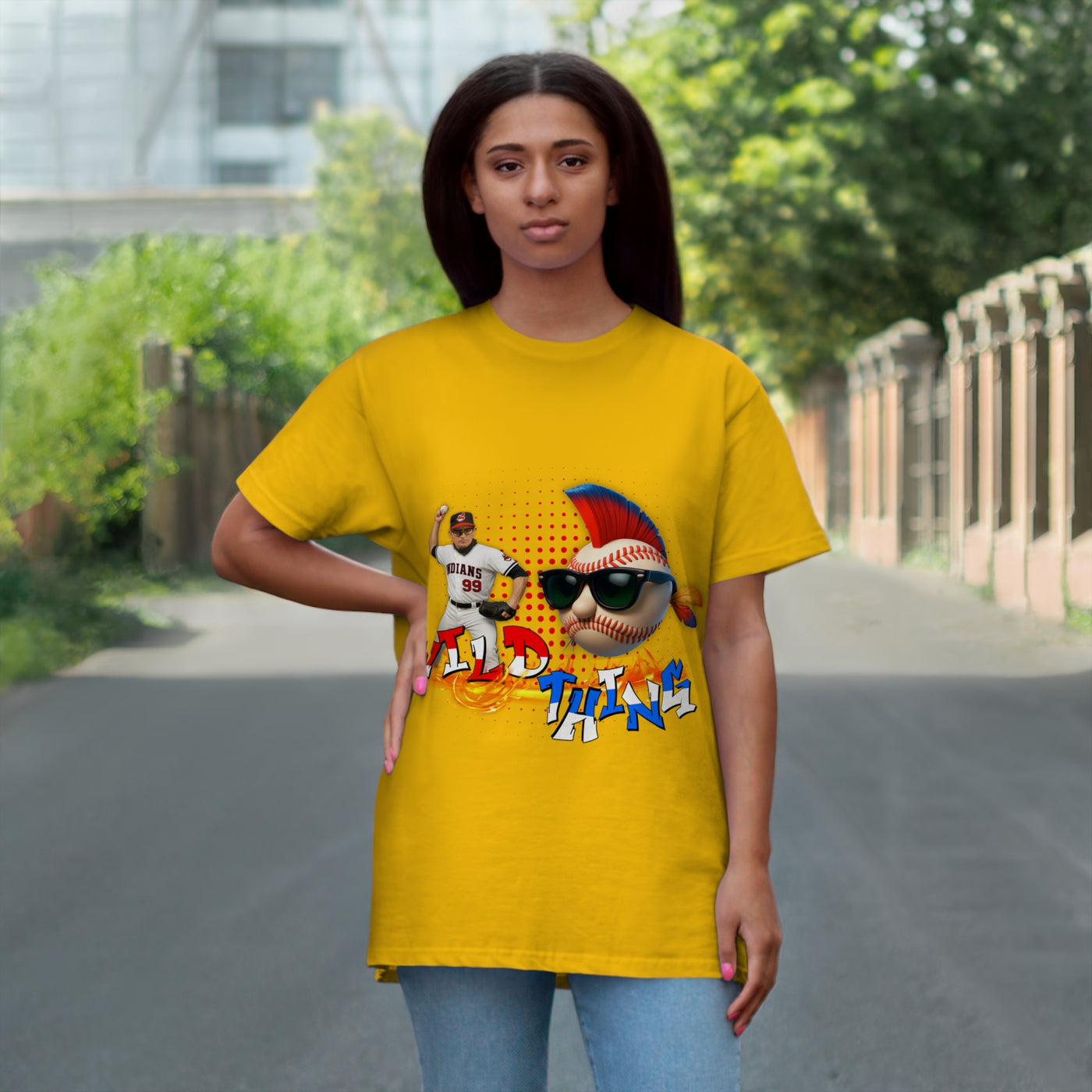 Charlie Sheen Wild Thing  - Baseball Fan T-Shirt