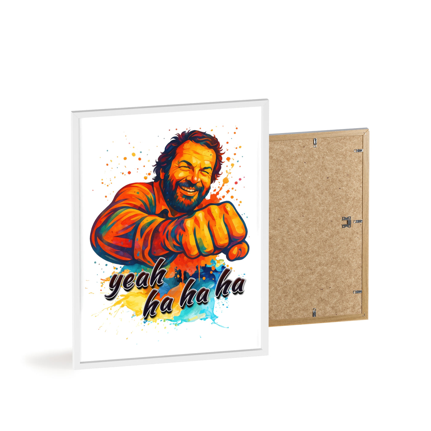 Funny Motivational Poster with Bud Spencer – 'Yeah Ha Ha Ha' 