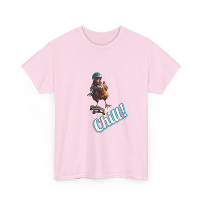 Chill Skateboarding Chicken Shirt