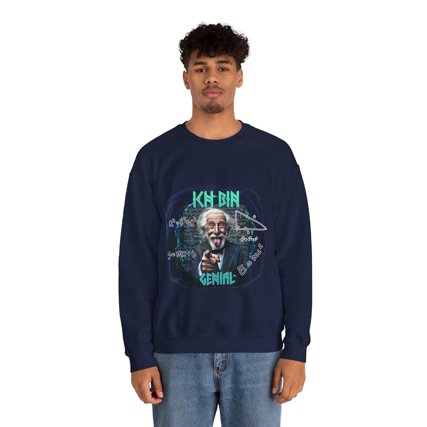 Sweatshirt 'ICH BIN GENIAL' unisex