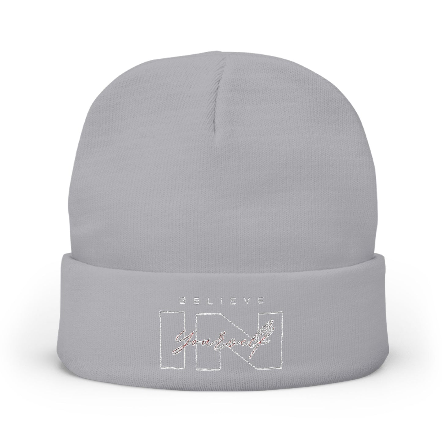 Knit Beanie  Mütze Believe in yourself