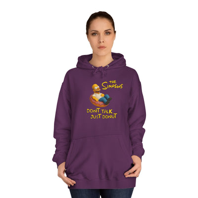 Funny Donut Lover Hoodie, Unisex College Hoodie, The Simpsons