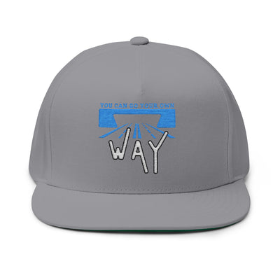Flat Bill Cap - "You Can Go Your Own Way" Snapback