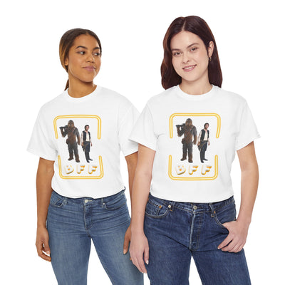 BFF Chewbacca &amp; Han Solo Unisex Heavy Cotton Shirt