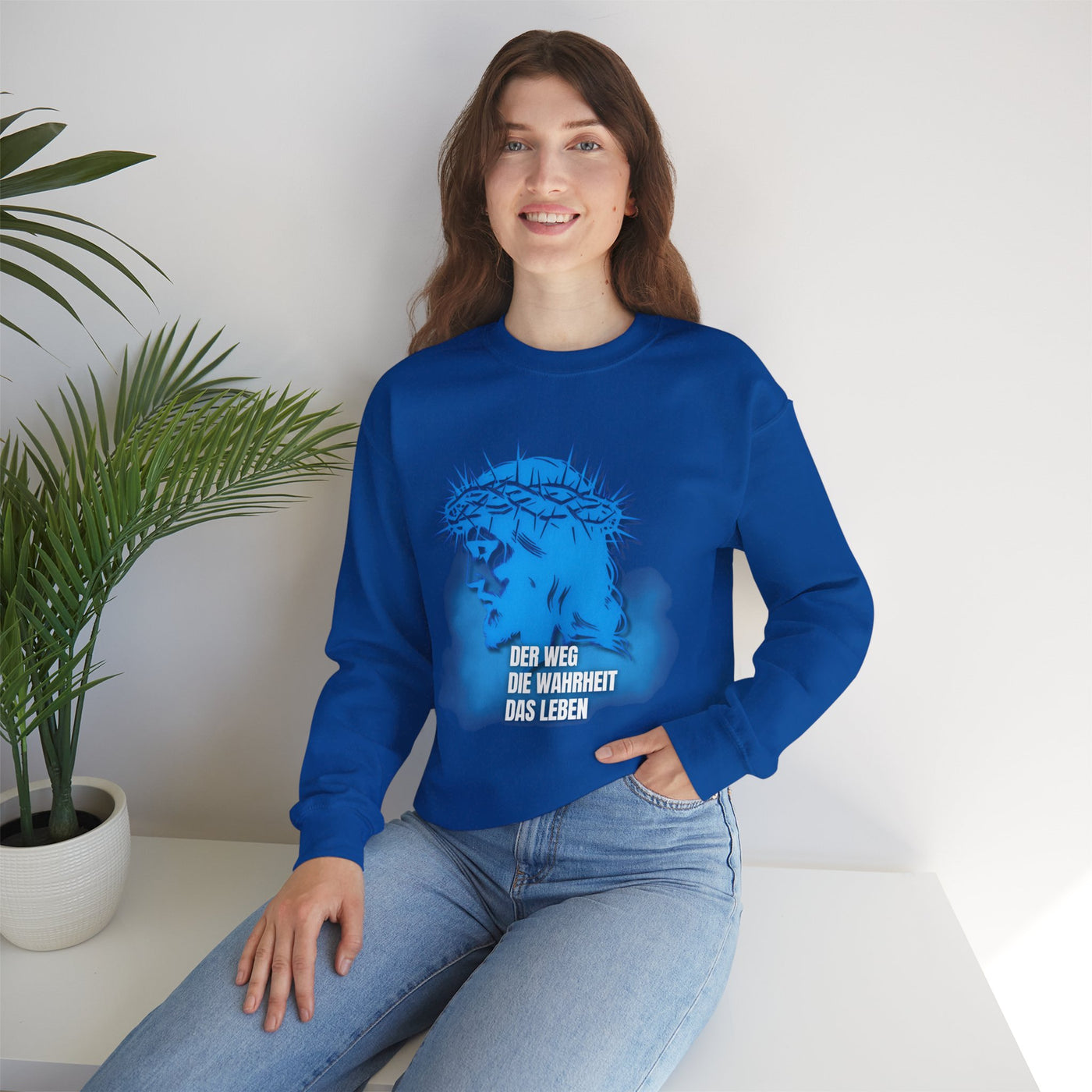Sweatshirt Jesus "Der Weg - Die Wahrheit - Das Leben"