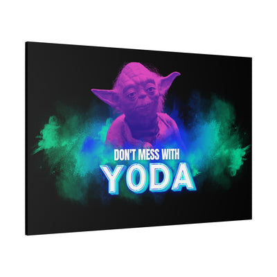 Inspirational Yoda Canvas Art - Modern Wall Decor for Star Wars Fans