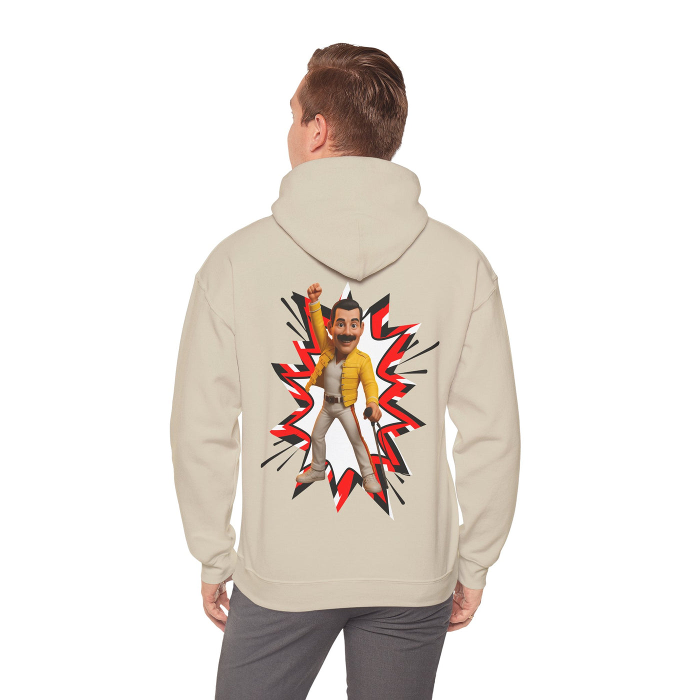 Freddie Hoodie, Unisex Sweatshirt for Music Lovers