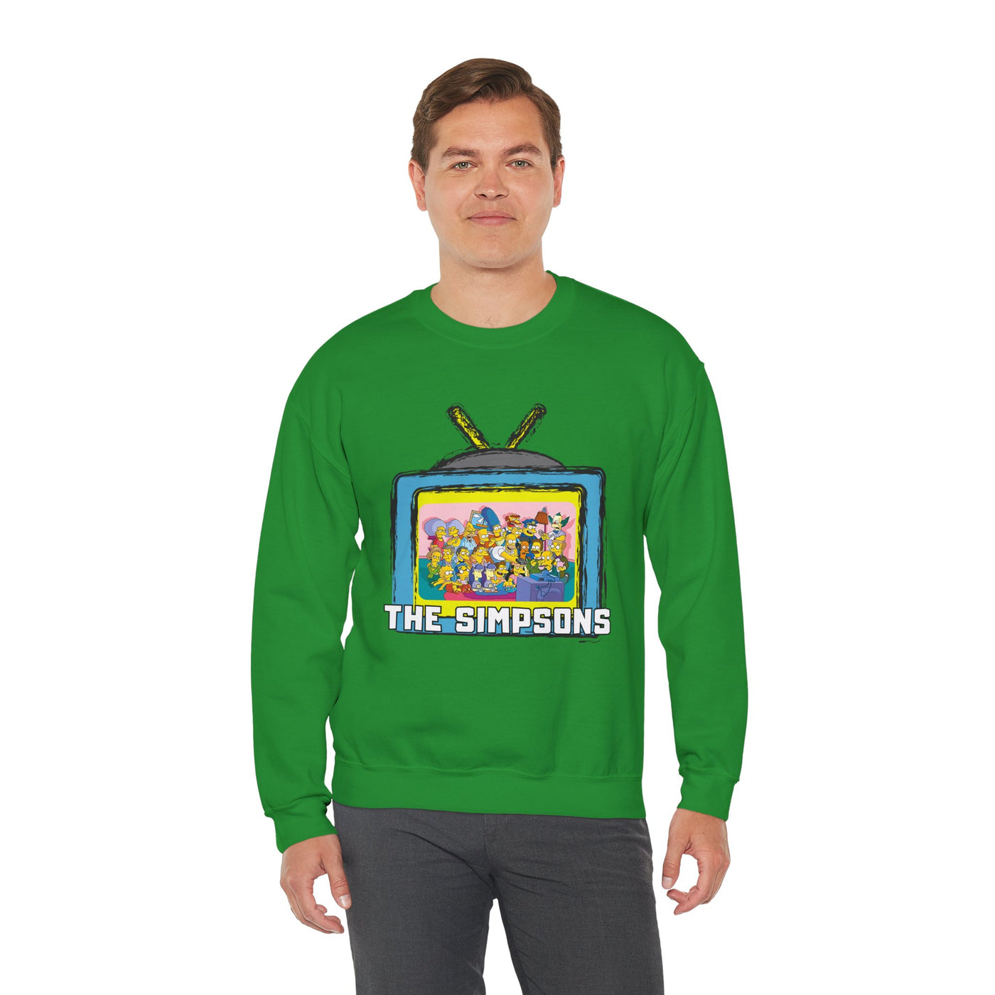 The Simpsons Unisex Heavy Cotton Sweatshirt