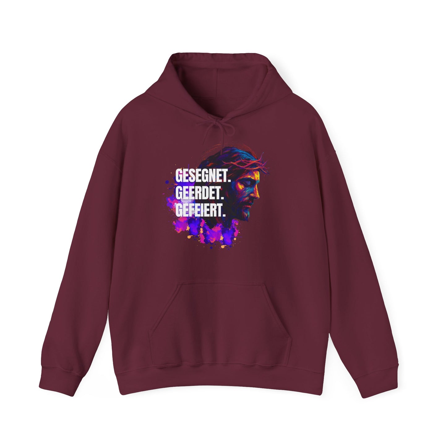 Jesus Colorful - with saying Blessed- Grounded - Celebrated
