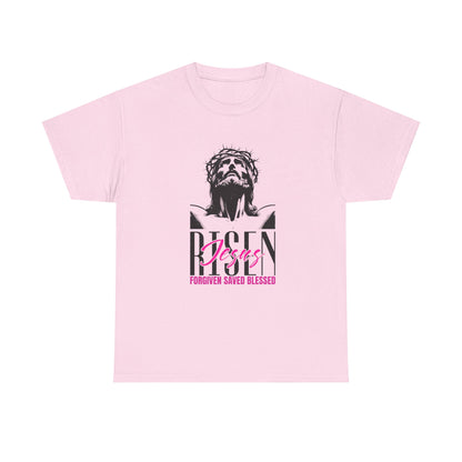 Jesus "Risen" Faith-Based Christian T-Shirt