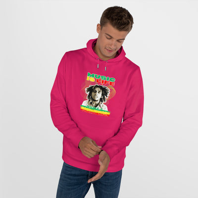 Music Is Life King Hooded Sweatshirt | Perfect for Music Lovers