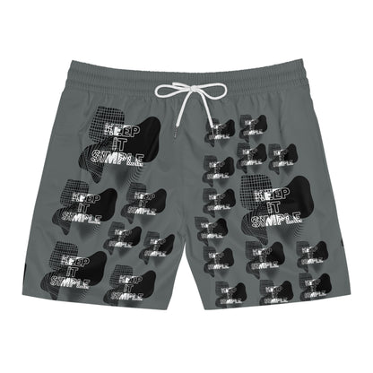 Unisex Swim Shorts - Keep It Simple Swimming Trunks