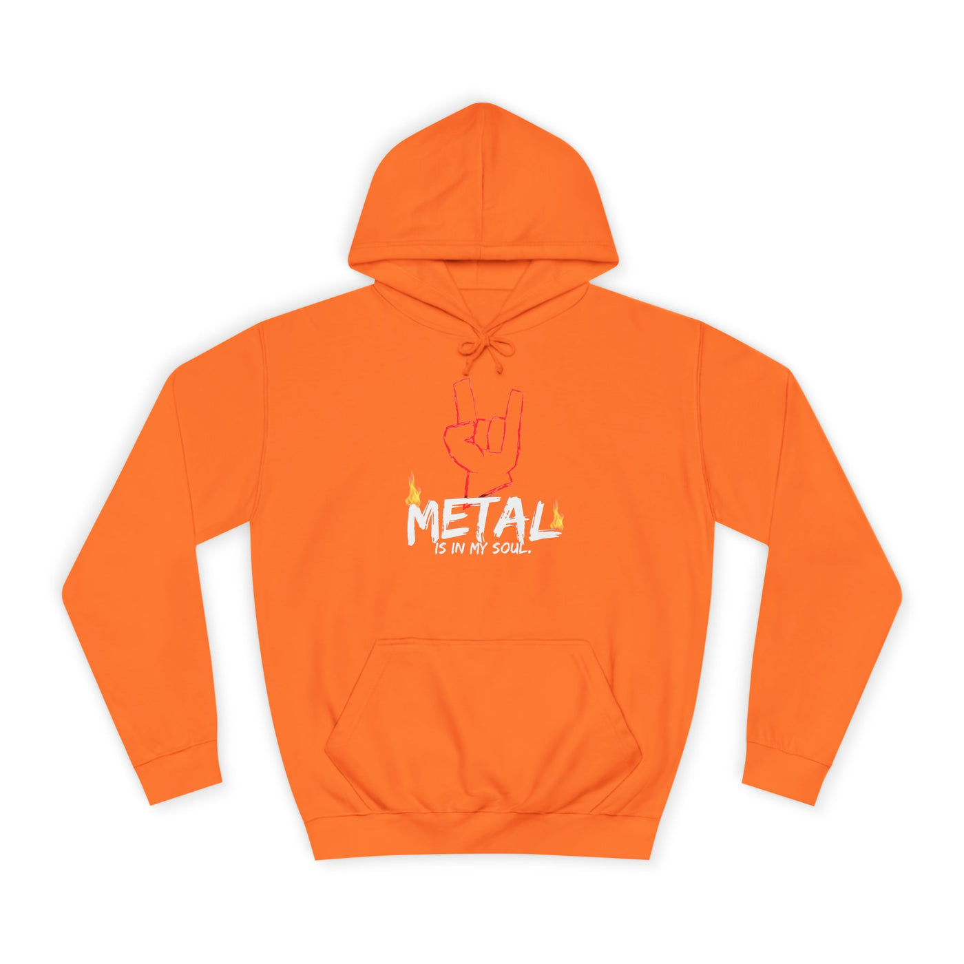 "Metal" Music Unisex College Hoodie