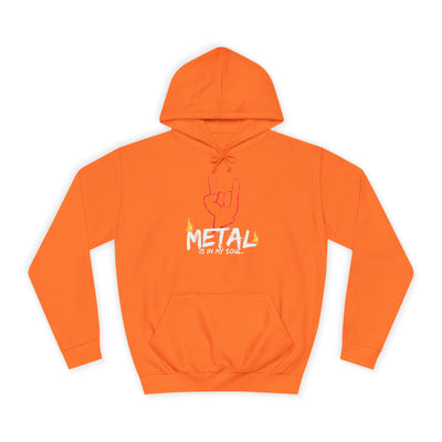 "Metal" Music Unisex College Hoodie