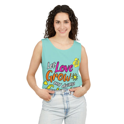 Tank Let Love Grow ... , Motivational Workout Shirt